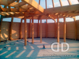 dome house floor beams