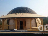 wooden dome house building2