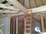 wooden dome house into building2