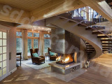 interiere wooden house