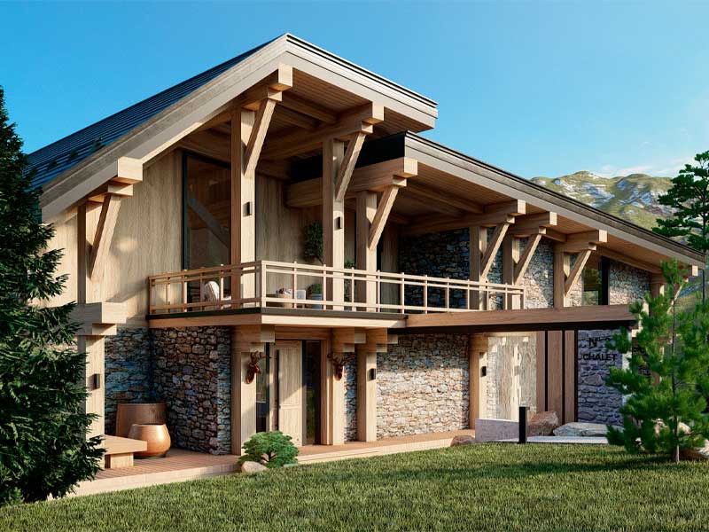 chalet bukovel rear63