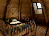 glamping dome housefloor interiere
