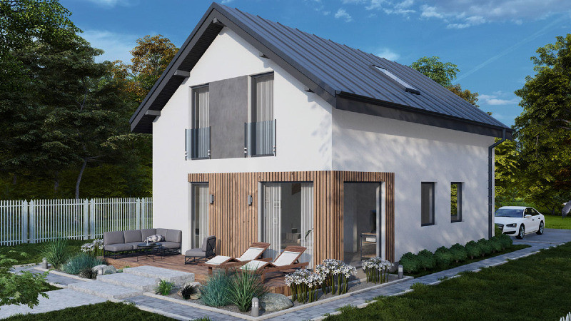 classic two storey house 126